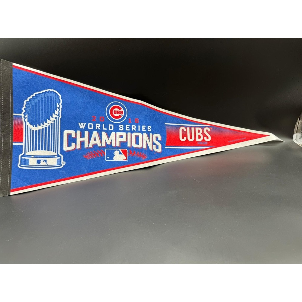 MLB Chicago Cubs Vintage 2007 Central Division Champions NLDS Logo Pennant #2